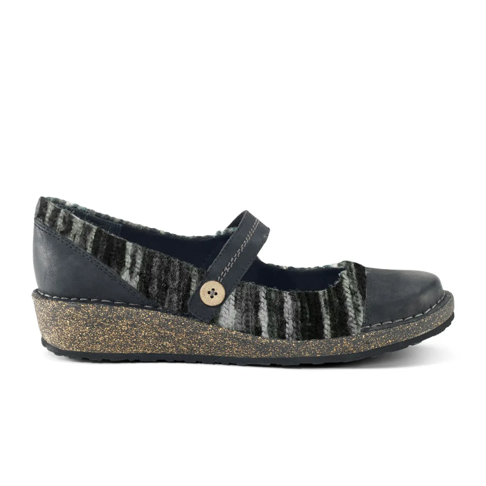 Aetrex Janine Mary Jane (Women) - Black