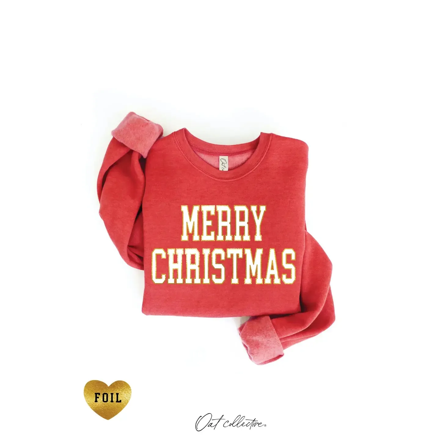 Cranberry Merry Christmas Sweatshirt