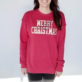 Cranberry Merry Christmas Sweatshirt